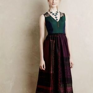 Niki Tlanapan tea length dress from Anthro